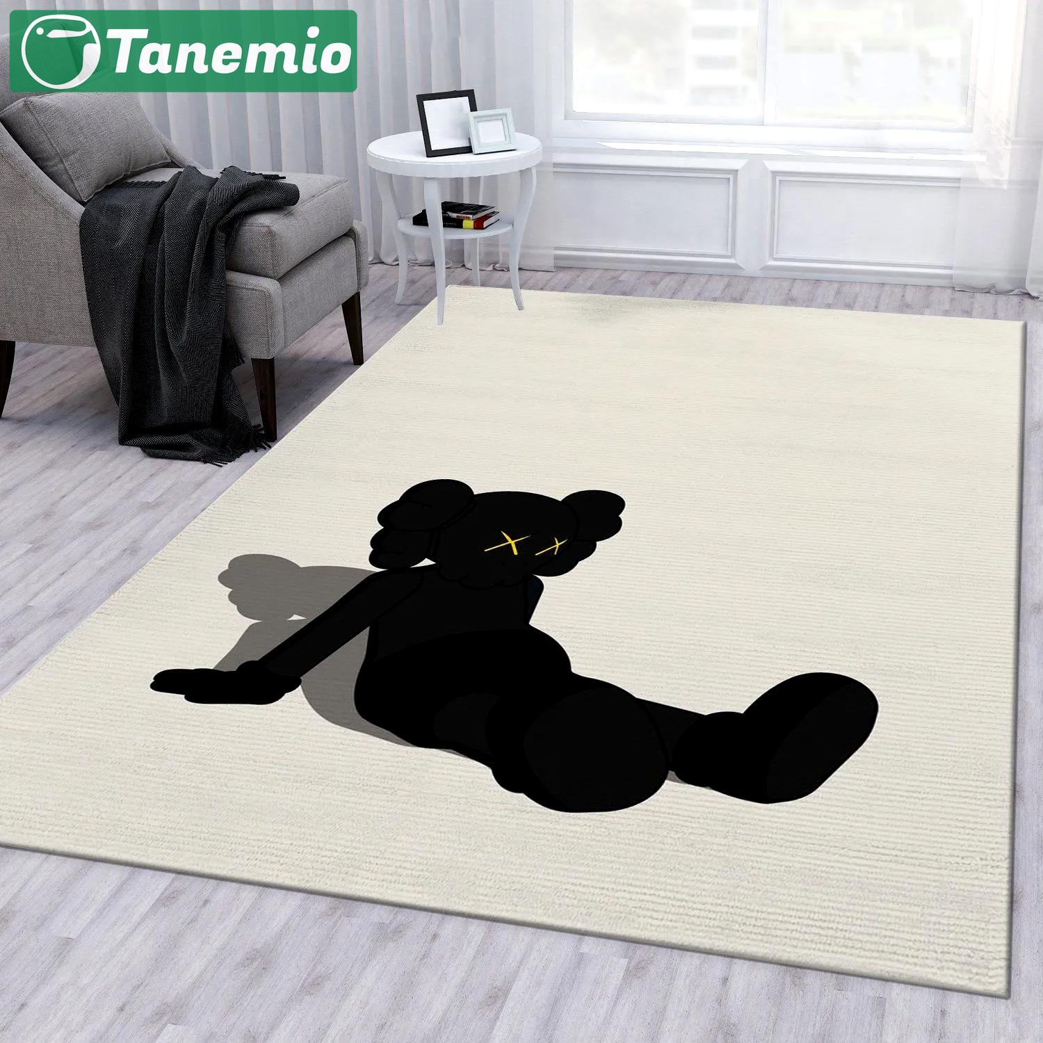 Rugs in living room and bedroom - Kaws holiday black area rug living room rug carpet floor mats keep warm in winter Rectangle Rug
