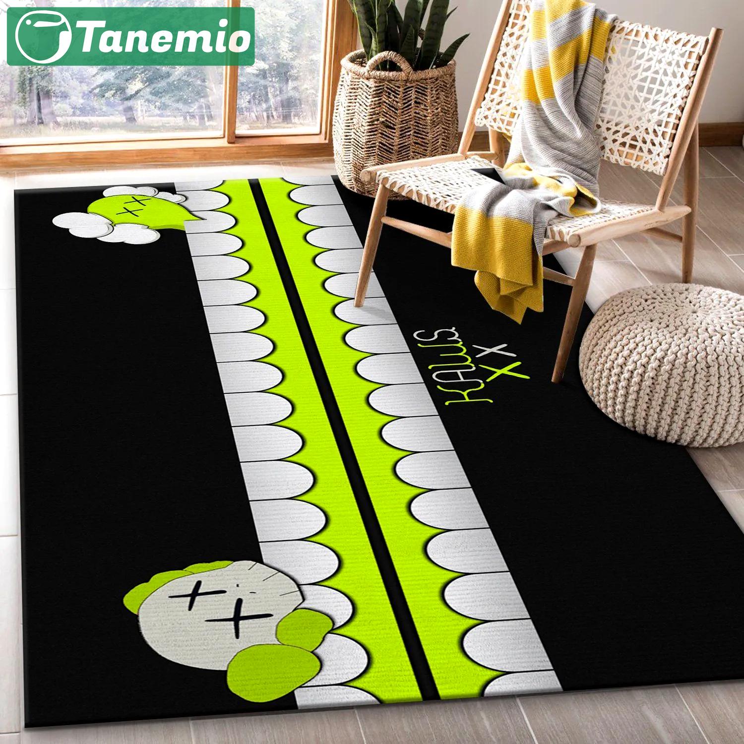 Rugs in living room and bedroom - Kaws ver5 area rug living room rug carpet christmas gift floor mats keep warm in winter Rectangle Rug
