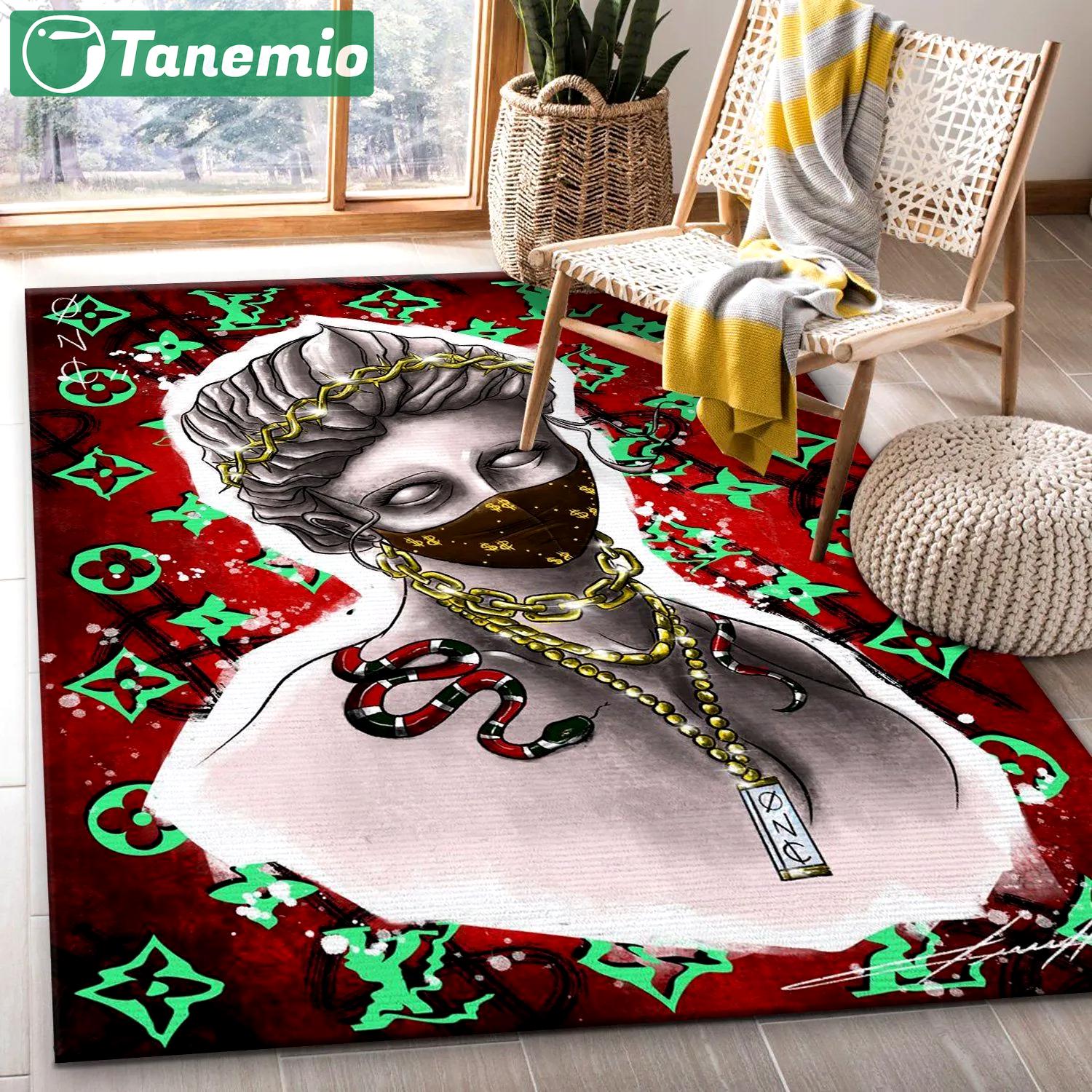 Rugs in living room and bedroom - Princess snake rectangle rug living room rug floor decor home decorations Rectangle Rug