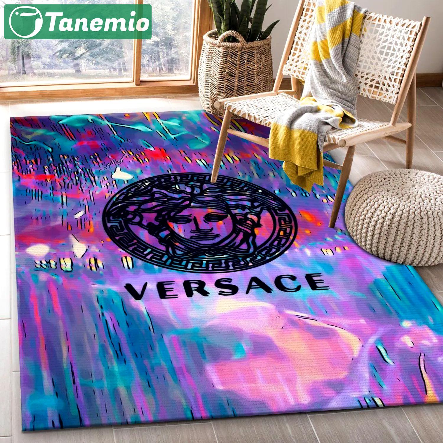 Rugs in living room and bedroom - Versace area rugs living room rug floor decor floor mats keep warm in winter Rectangle Rug