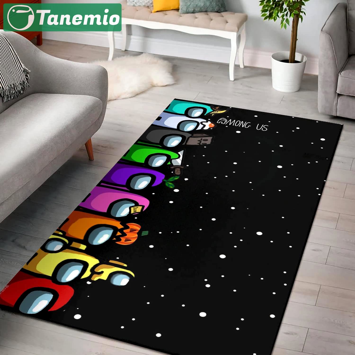 Rugs in living room and bedroom among us rug Rectangle Rug