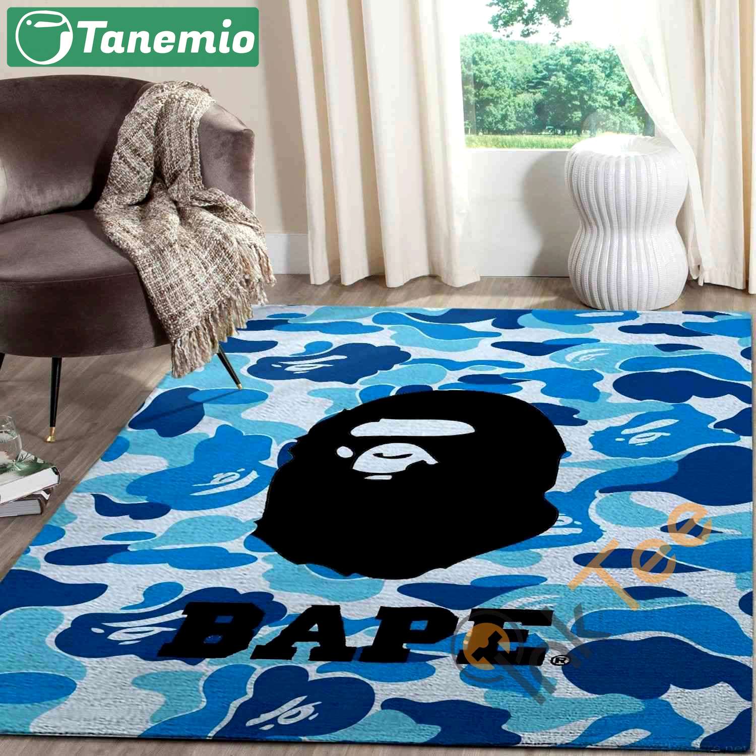 Rugs in living room and bedroom bape area rug Rectangle Rug