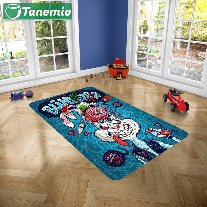 Rugs in living room and bedroom blink-182 rug by michael hacker - blink-182 music band tee - blink-182 pop-punk band reunite for world tour- blink-182 fans lover gift Rectangle Rug