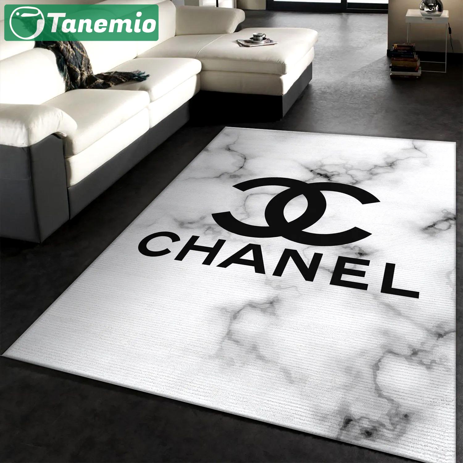 Rugs in living room and bedroom chanel area rug living room rug floor decor home decorations Rectangle Rug