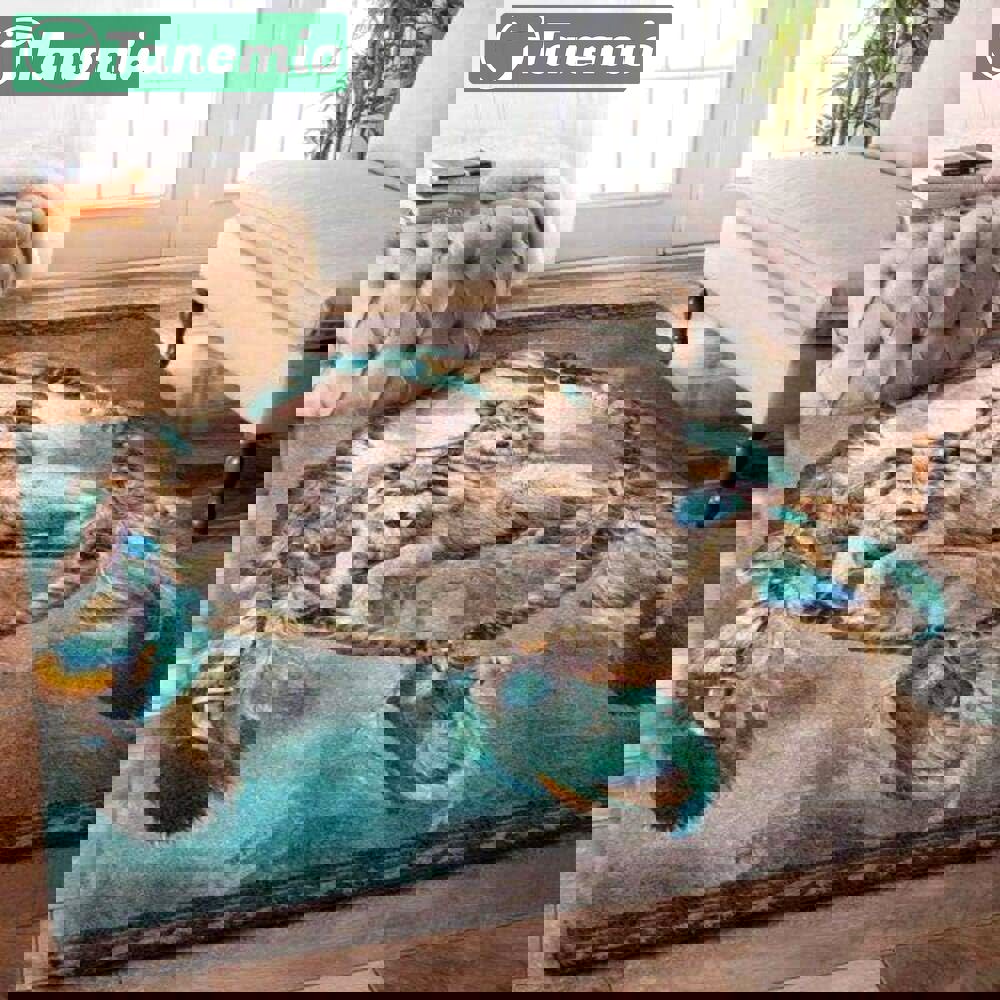 Rugs in living room and bedroom dreamcatcher wolves home decor rug multi Rectangle Rug