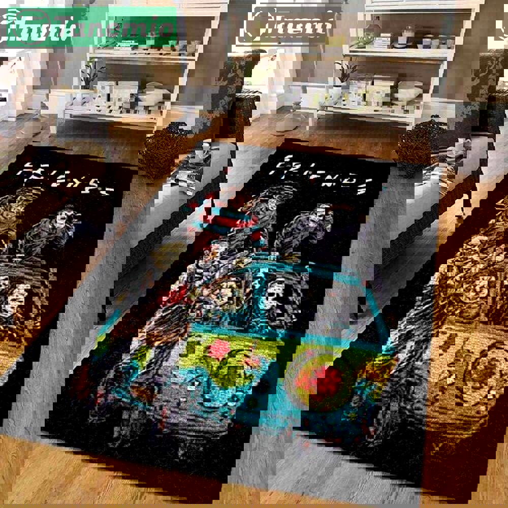 Rugs in living room and bedroom horror halloween area rug Rectangle Rug