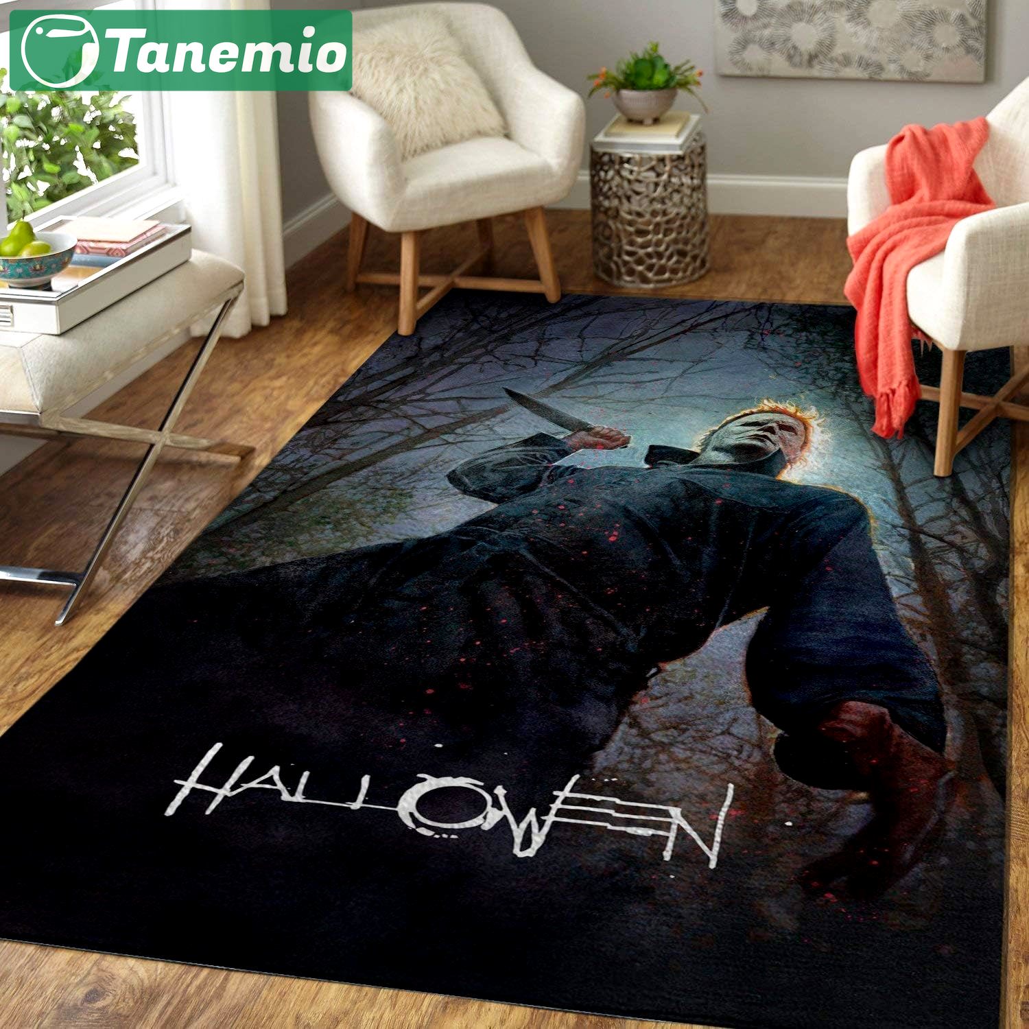 Rugs in living room and bedroom michael myers halloween series carpet living room rugs Rectangle Rug