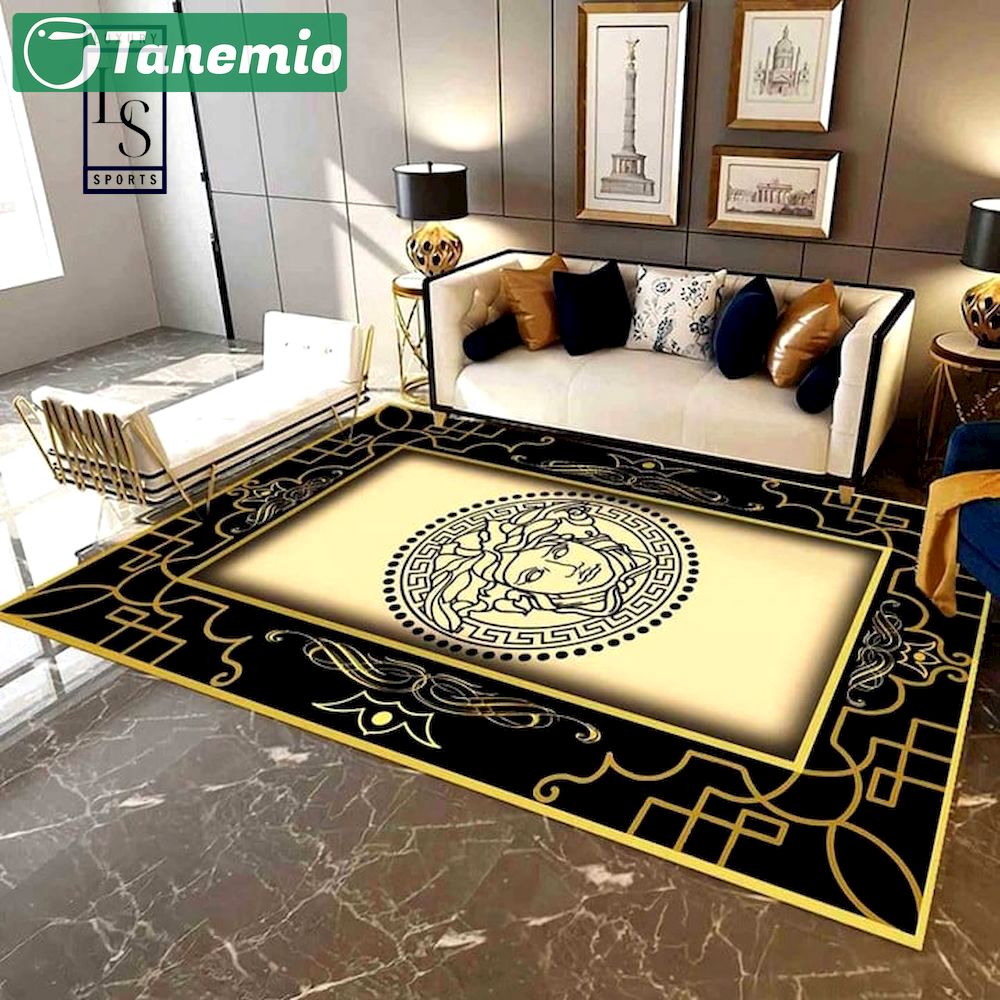 Rugs in living room and bedroom mysterious versace rug - premium rug carpet Rectangle Rug