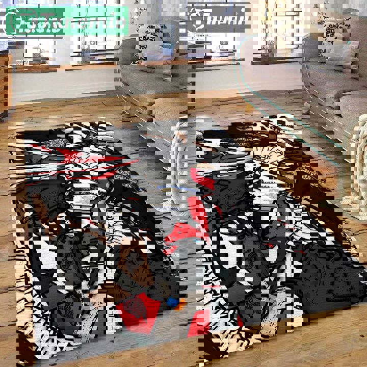 Rugs in living room and bedroom nike air jordan michael sneaker rug home decor Rectangle Rug