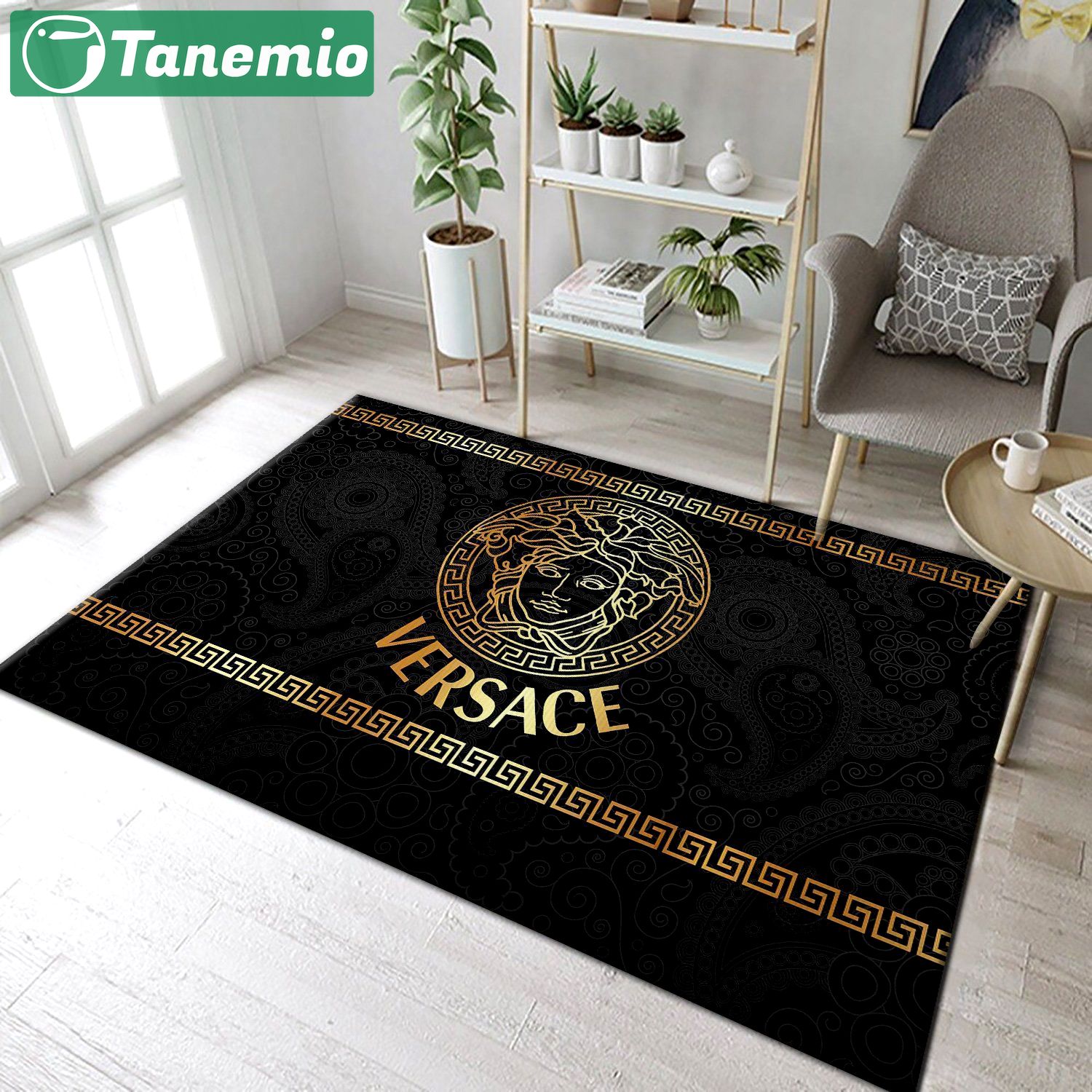 Rugs in living room and bedroom versace luxury brand 39 area rug carpet living room and bedroom mat Rectangle Rug