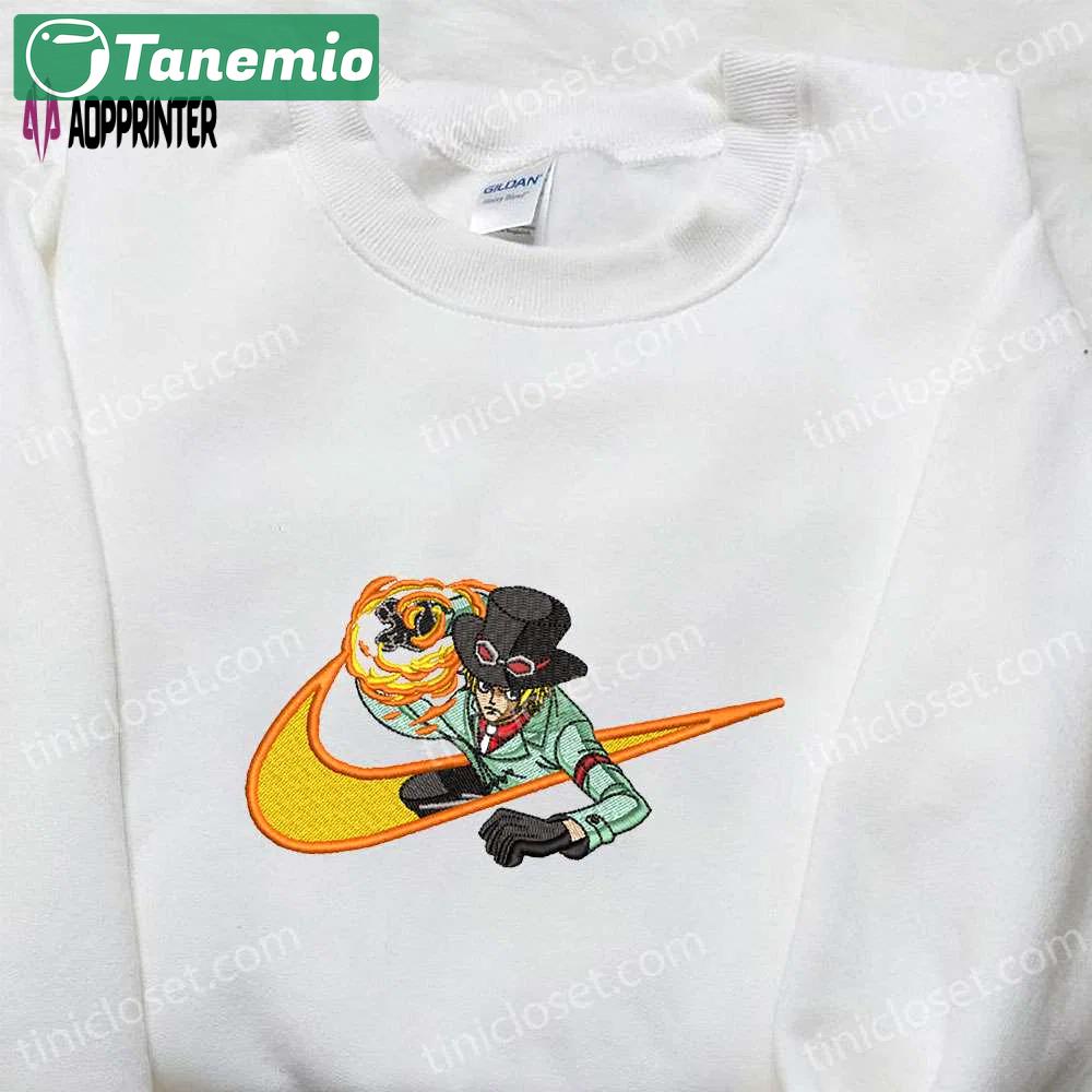 Sabo x nike embroidered tshirt one piece sweatshirt & custom hoodie: stand out with unique embroidery Embroidered Shirt
