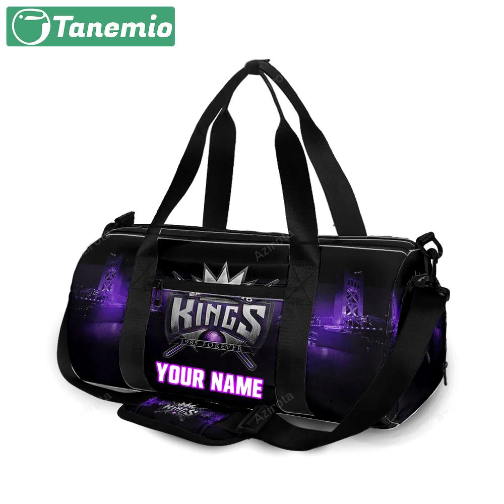 Sacramento kings 1985 forever personalized name travel bag gym bag 2380 Travel Bag