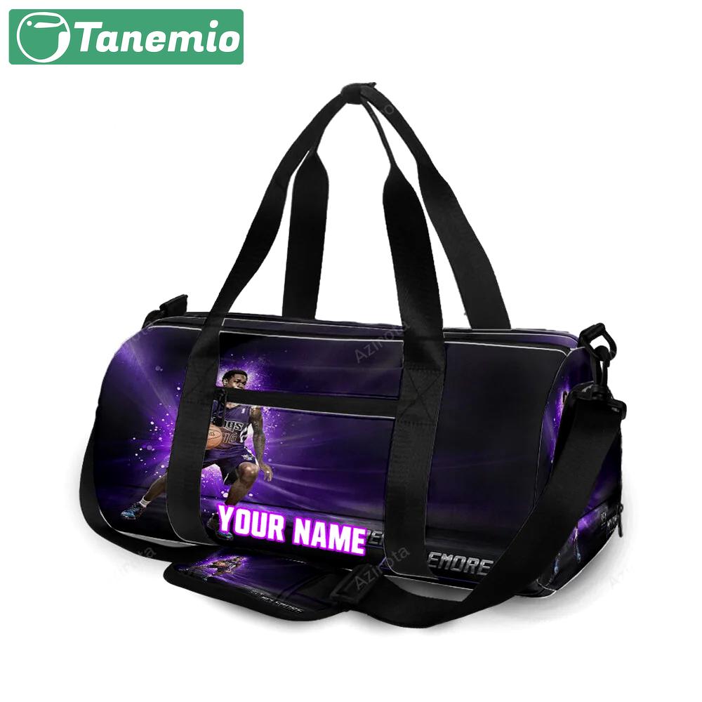 Sacramento kings ben mclemore 16 personalized name travel bag gym bag 2383 Travel Bag