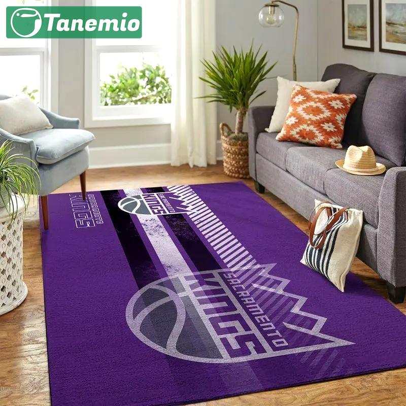 Sacramento kings nba basketball team logo carpet rug living room 2003276 2 Rectangle Rug