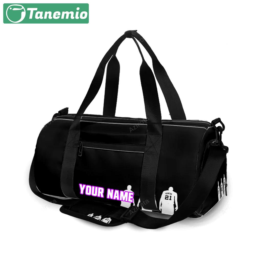 San antonio spurs all players10 personalized name travel bag gym bag 2319 Travel Bag