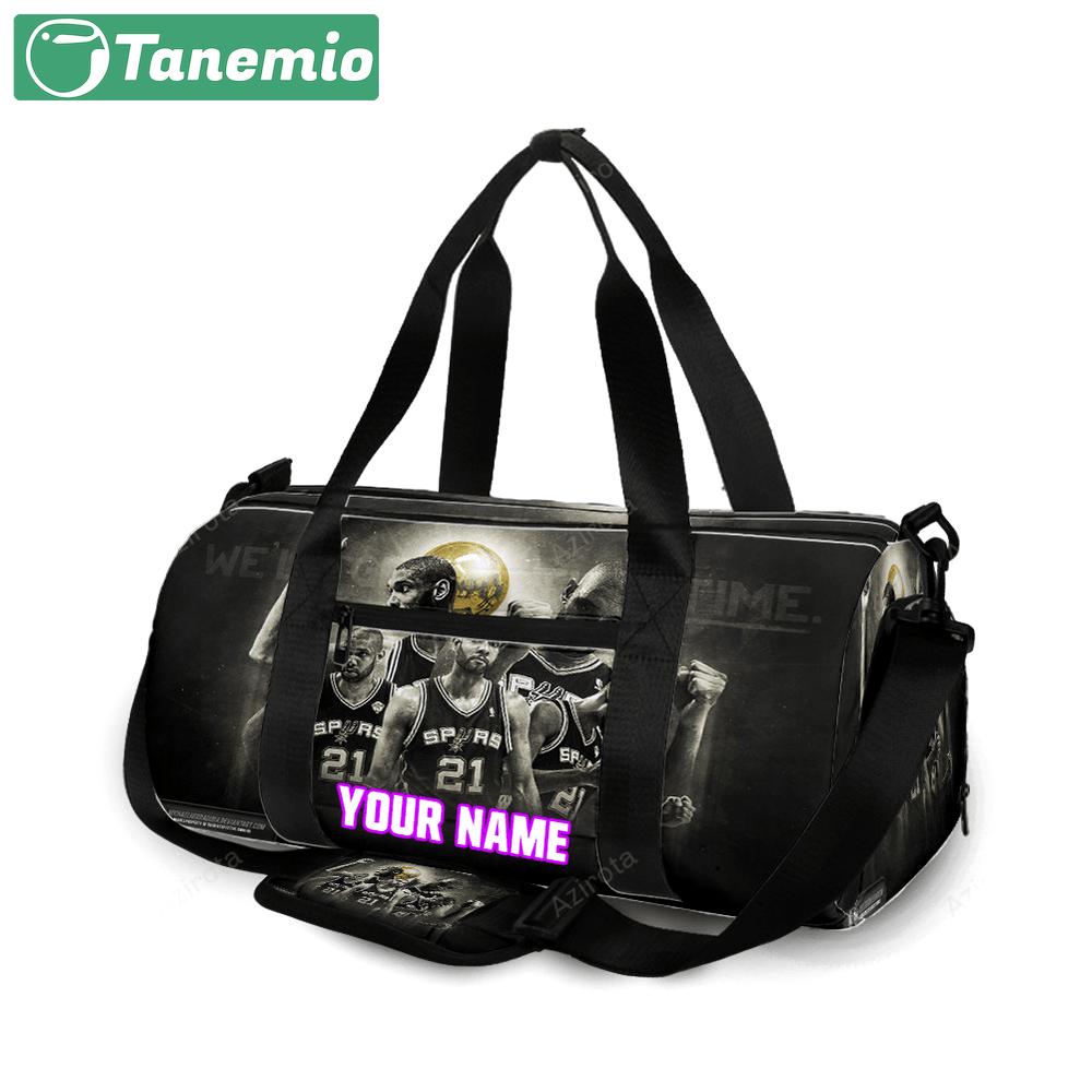 San antonio spurs all players11 personalized name travel bag gym bag 2325 Travel Bag