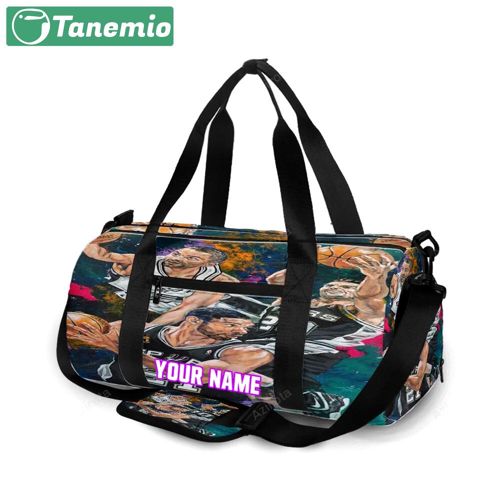 San antonio spurs all players3 personalized name travel bag gym bag 2259 Travel Bag