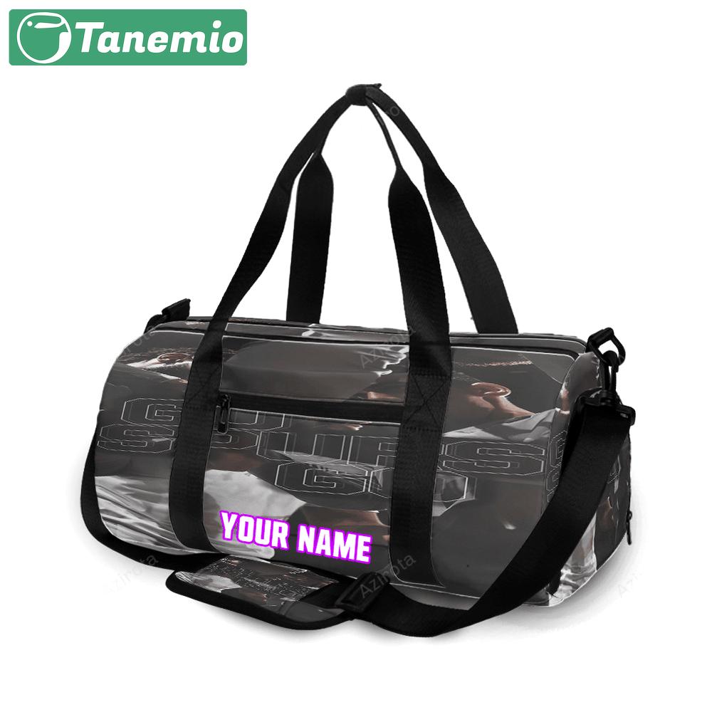 San antonio spurs go spurs go personalized name travel bag gym bag 2360 Travel Bag