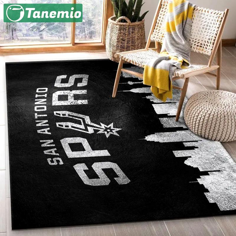 San antonio spurs nba 4 area rug living room bedroom rug rug regtangle carpet Rectangle Rug