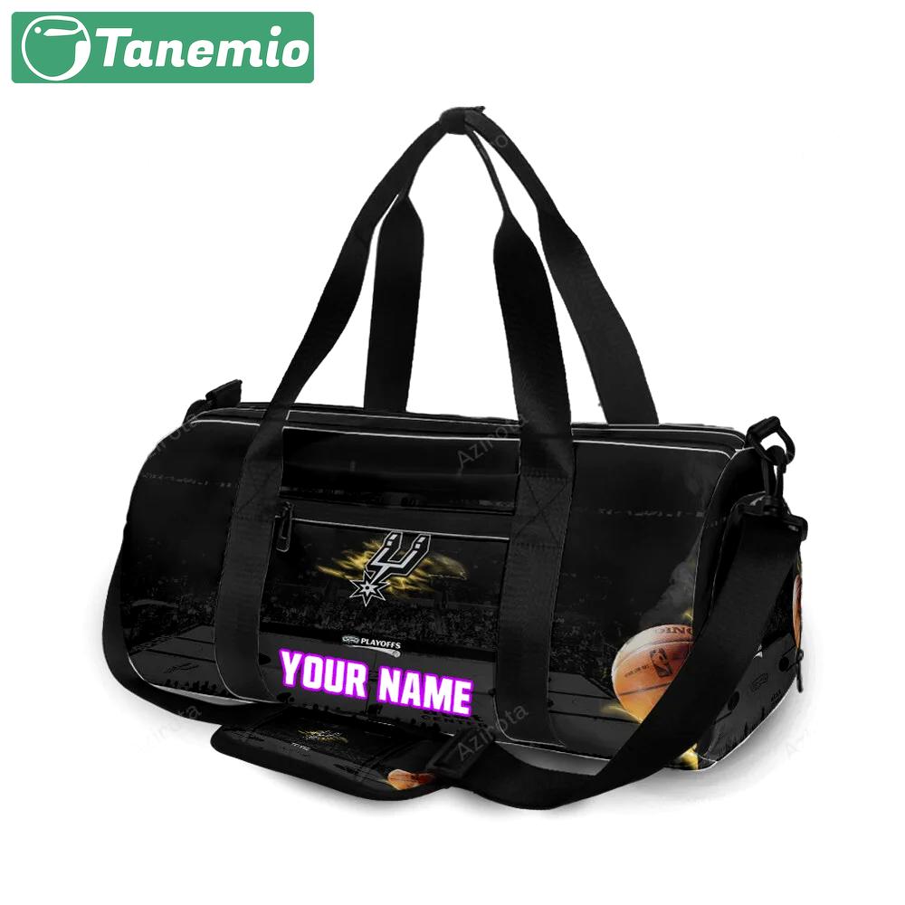 San antonio spurs playoffs personalized name travel bag gym bag 2388 Travel Bag