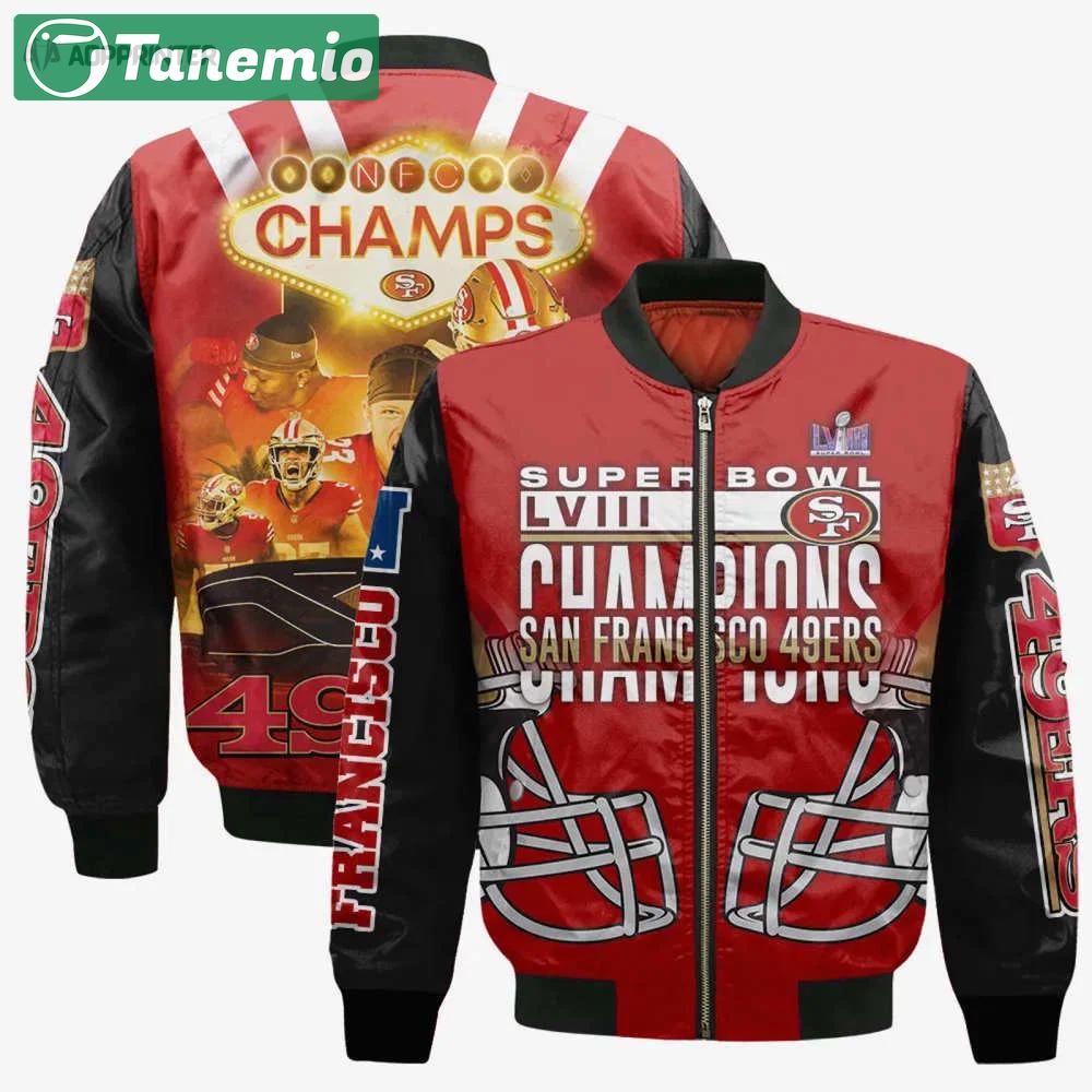 San francisco 49ers national football league bomber jacket stm v10 Bomber Jacket