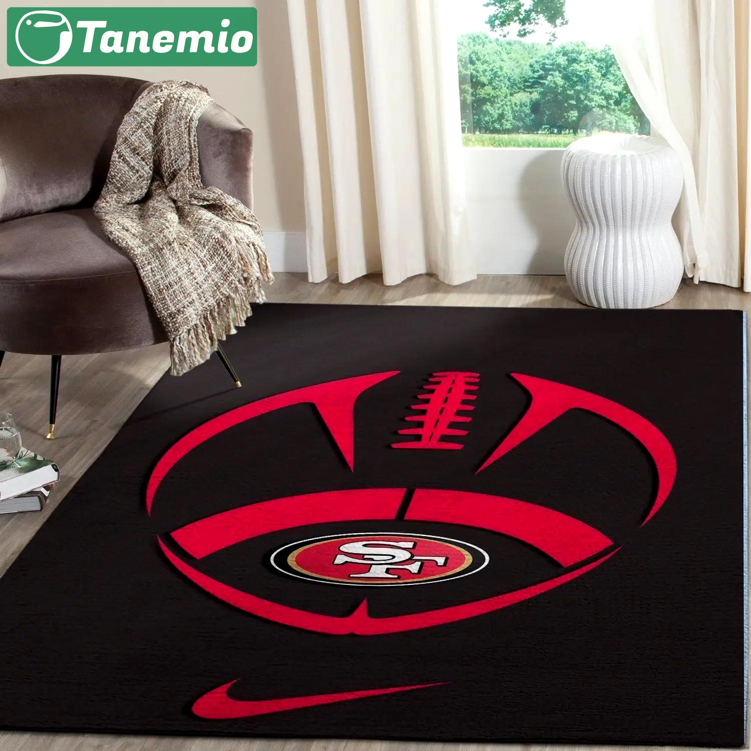 San francisco 49ers nfl football living room rugs rug regtangle carpet v559 Rectangle Rug