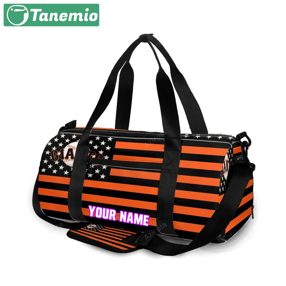 San francisco giants art 22 personalized name travel bag gym bag 2597 Travel Bag