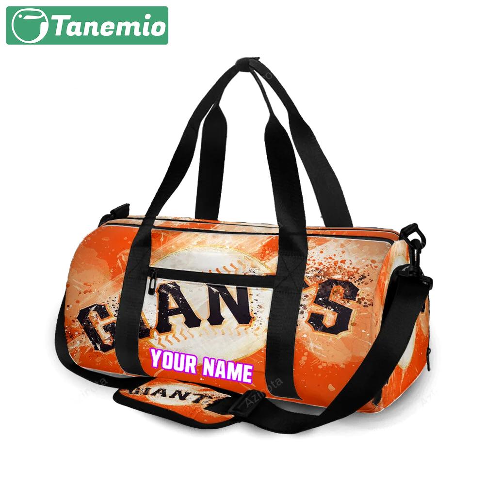 San francisco giants art 5 personalized name travel bag gym bag 2589 Travel Bag