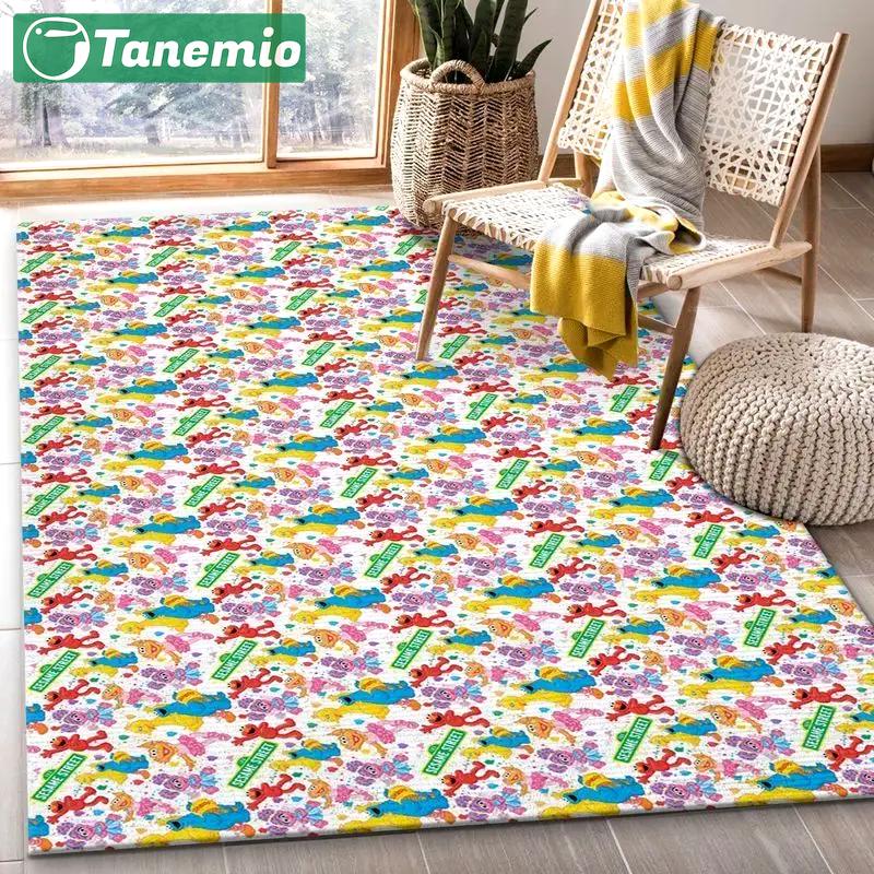 Sesame street 13 area rug living room and bed room rug rug regtangle carpet floor decor home decor Rectangle Rug