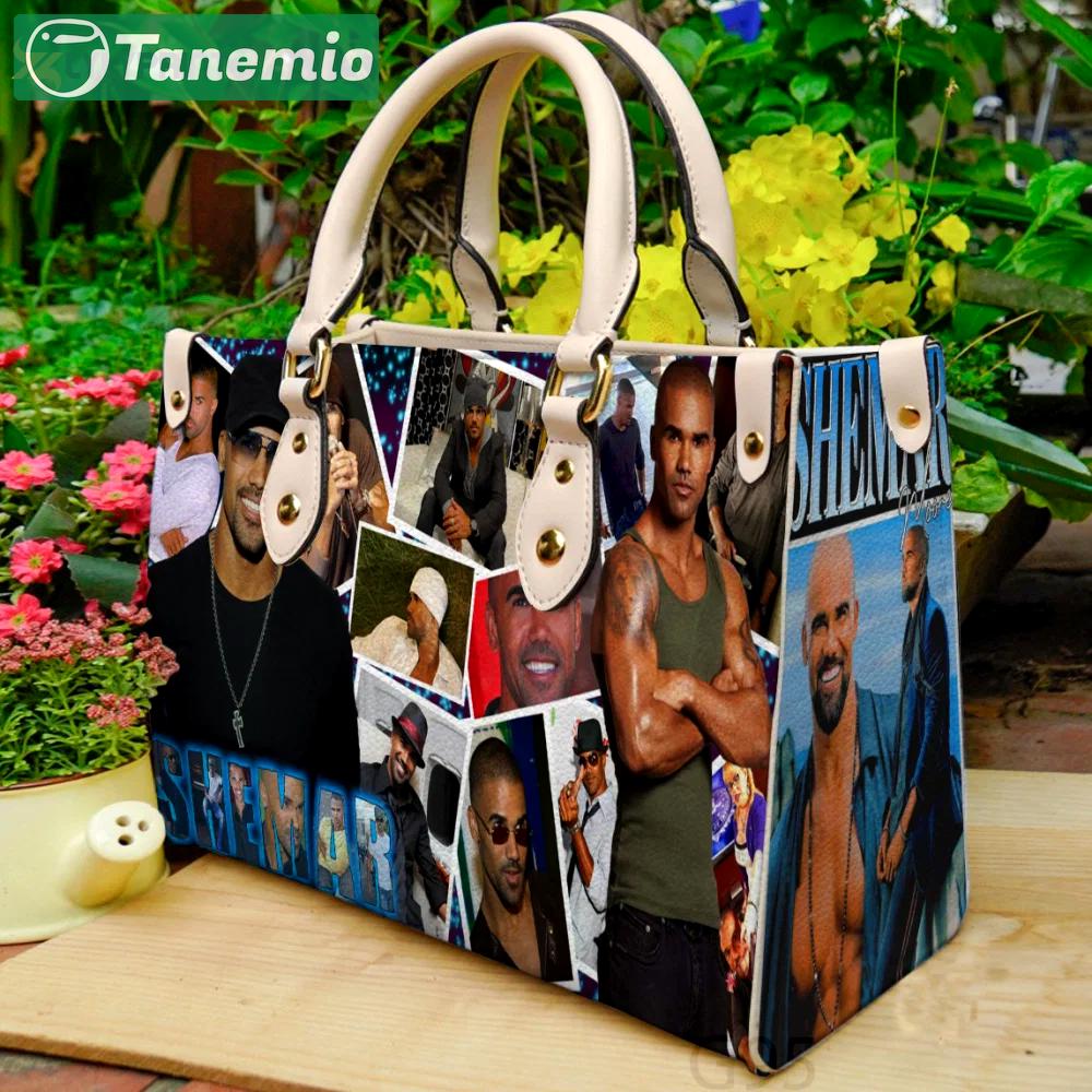 Shemar moore leather bag for women gift 3980 Women Leather Hand Bag