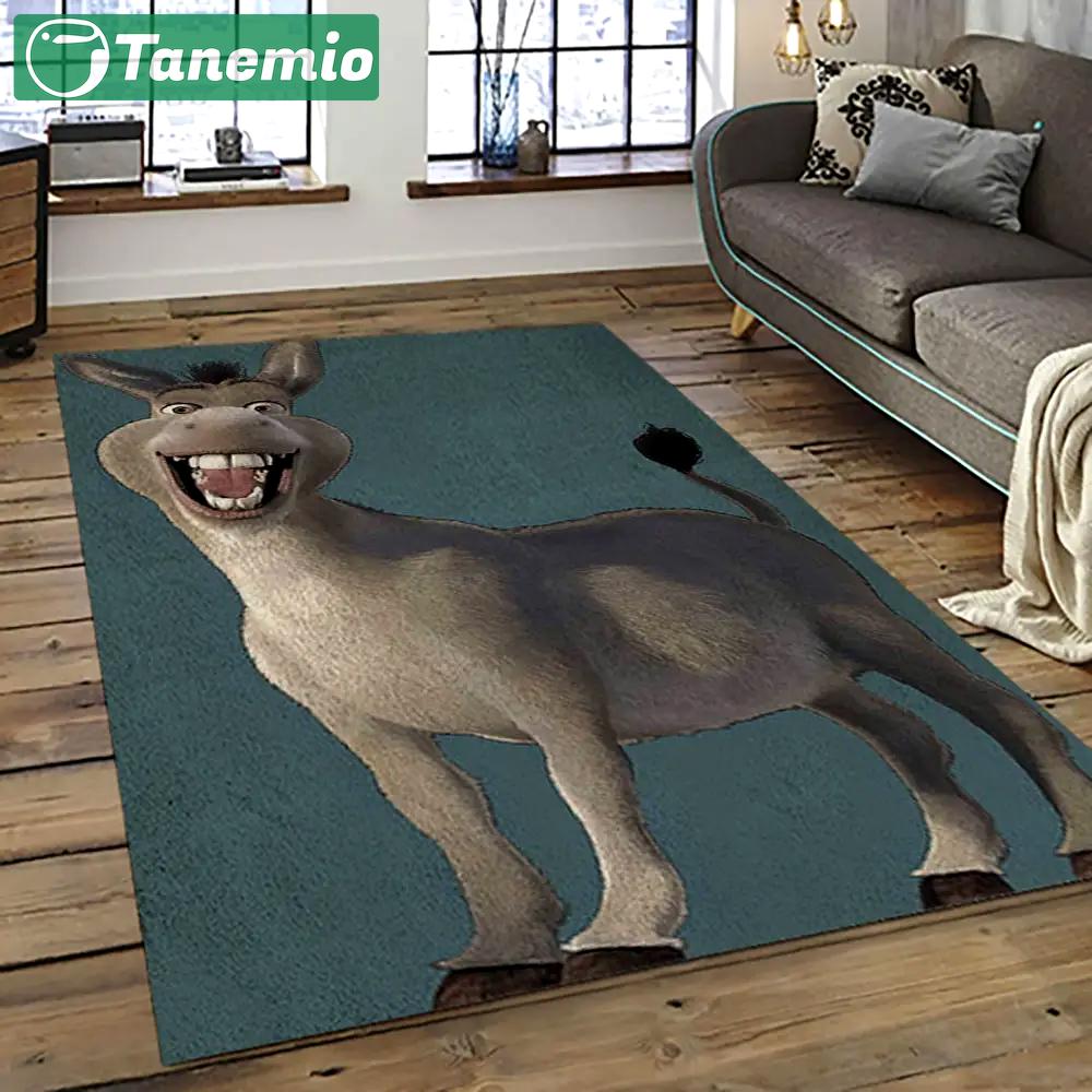 Shrek cartoon characters carpet area rug home decor gift best present for friends sk12 Rectangle Rug