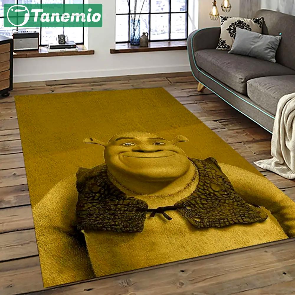 Shrek cartoon characters carpet area rug home decor gift best present for friends sk15 Rectangle Rug