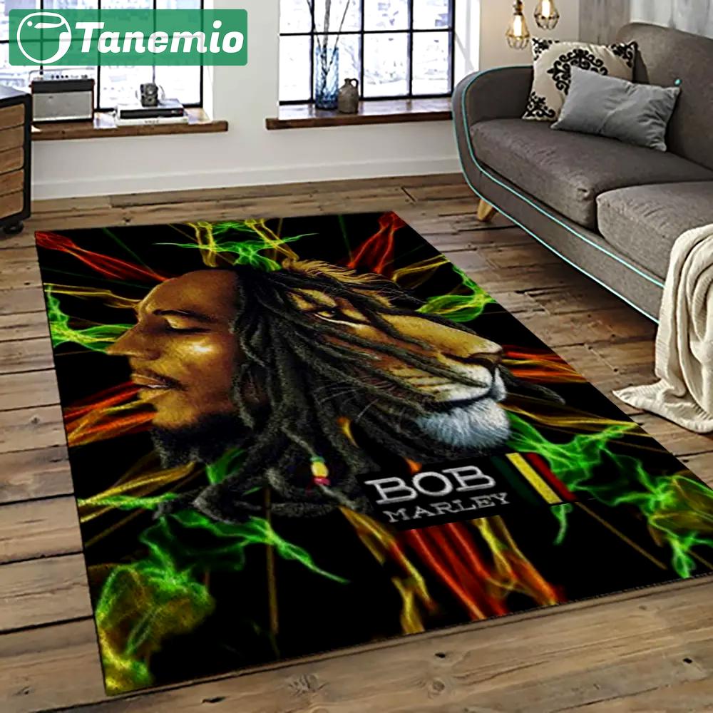 Singer bob marley music carpet rectangle area rug for living room bedroom decor bm11 Rectangle Rug