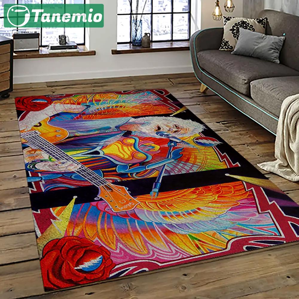 Singer bob weir music carpet rectangle area rug for living room bedroom decor bw26 Rectangle Rug