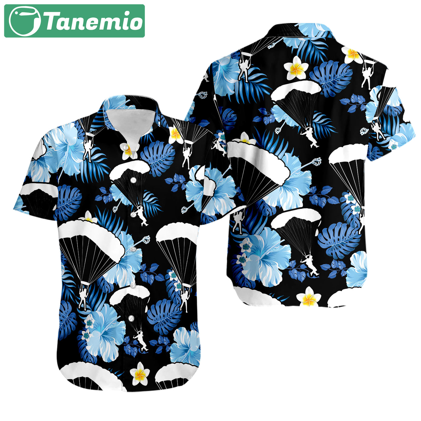 Skydiving nature hawaiian shirt Hawaii Shirt Shorts & Flip Flops