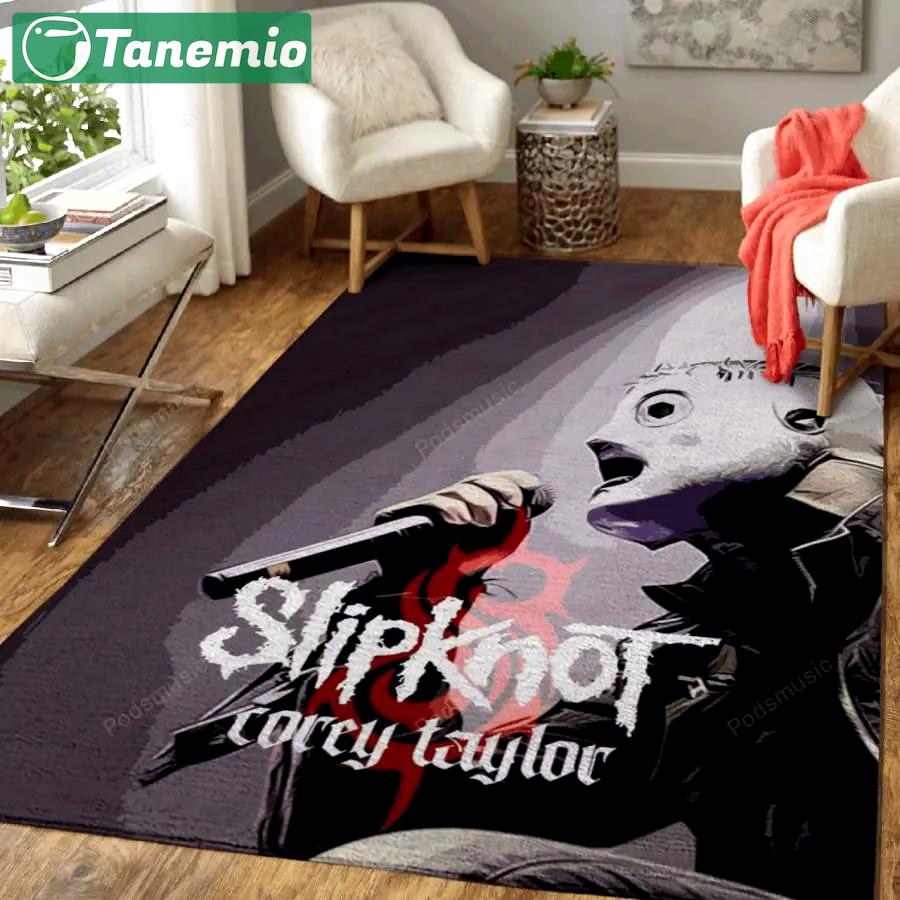 Slipknot band mask style nice gift home decor rectangle living room rug Rectangle Rug