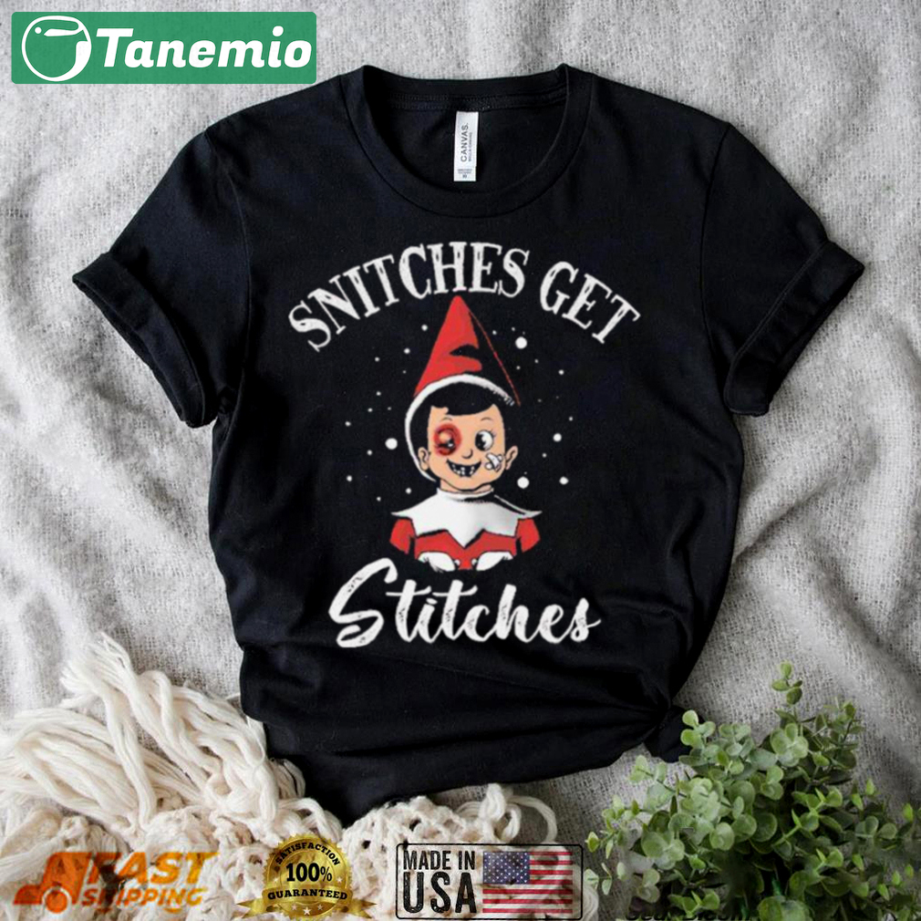 Snitches get stitches ugly christmas unisex t shirt Christmas Ugly Sweater