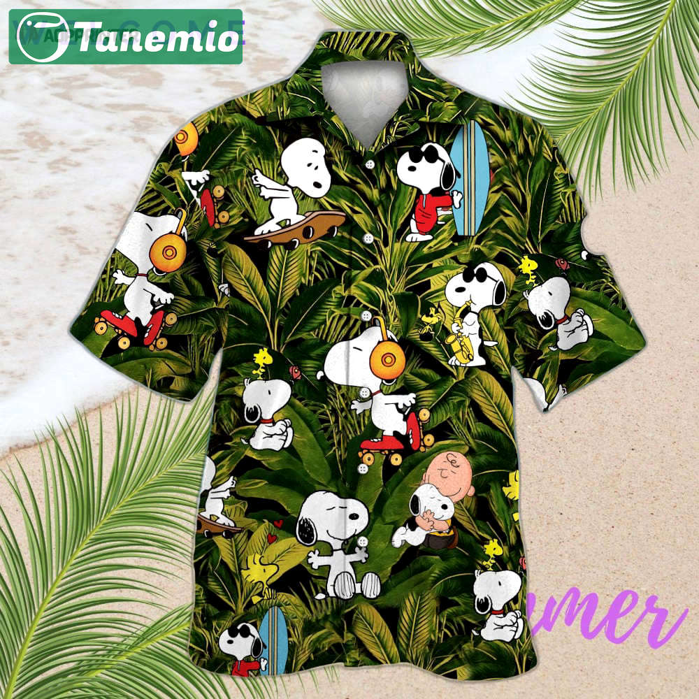 Snoopy 7 hawaiian shirt shorts summer 2023 hot Hawaii Shirt