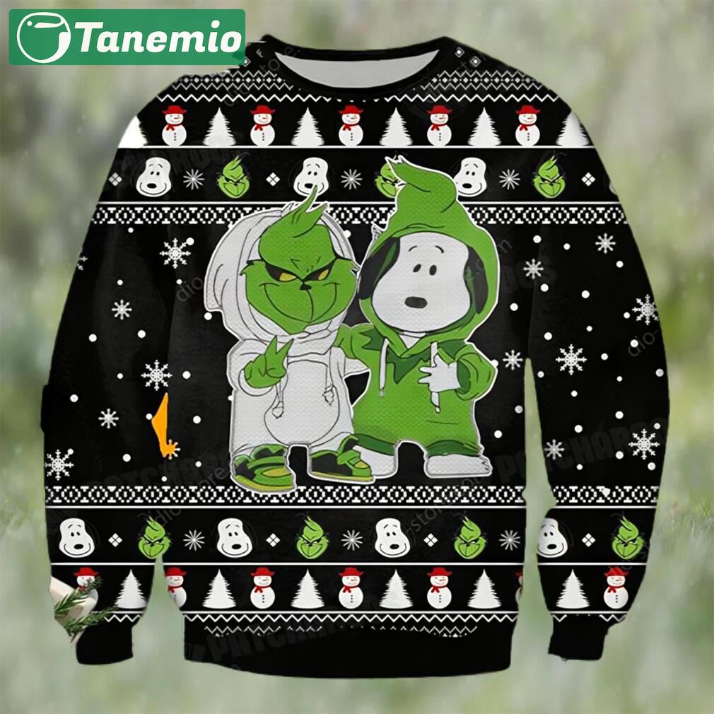 Snoopy and grinch ugly christmas sweater xmas gift Christmas Ugly Sweater