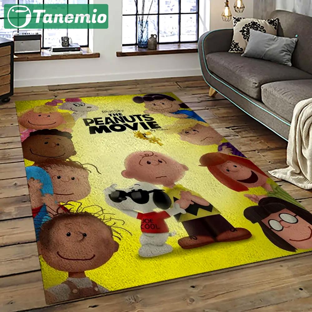 Snoopy cartoon movie carpet rectangle area rug for living room bedroom decor snp104 Rectangle Rug