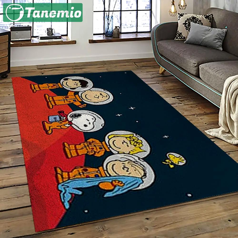Snoopy cartoon movie carpet rectangle area rug for living room bedroom decor snp31 Rectangle Rug