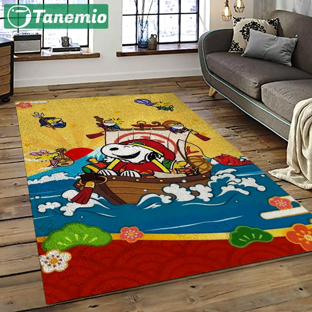 Snoopy cartoon movie carpet rectangle area rug for living room bedroom decor snp78 Rectangle Rug