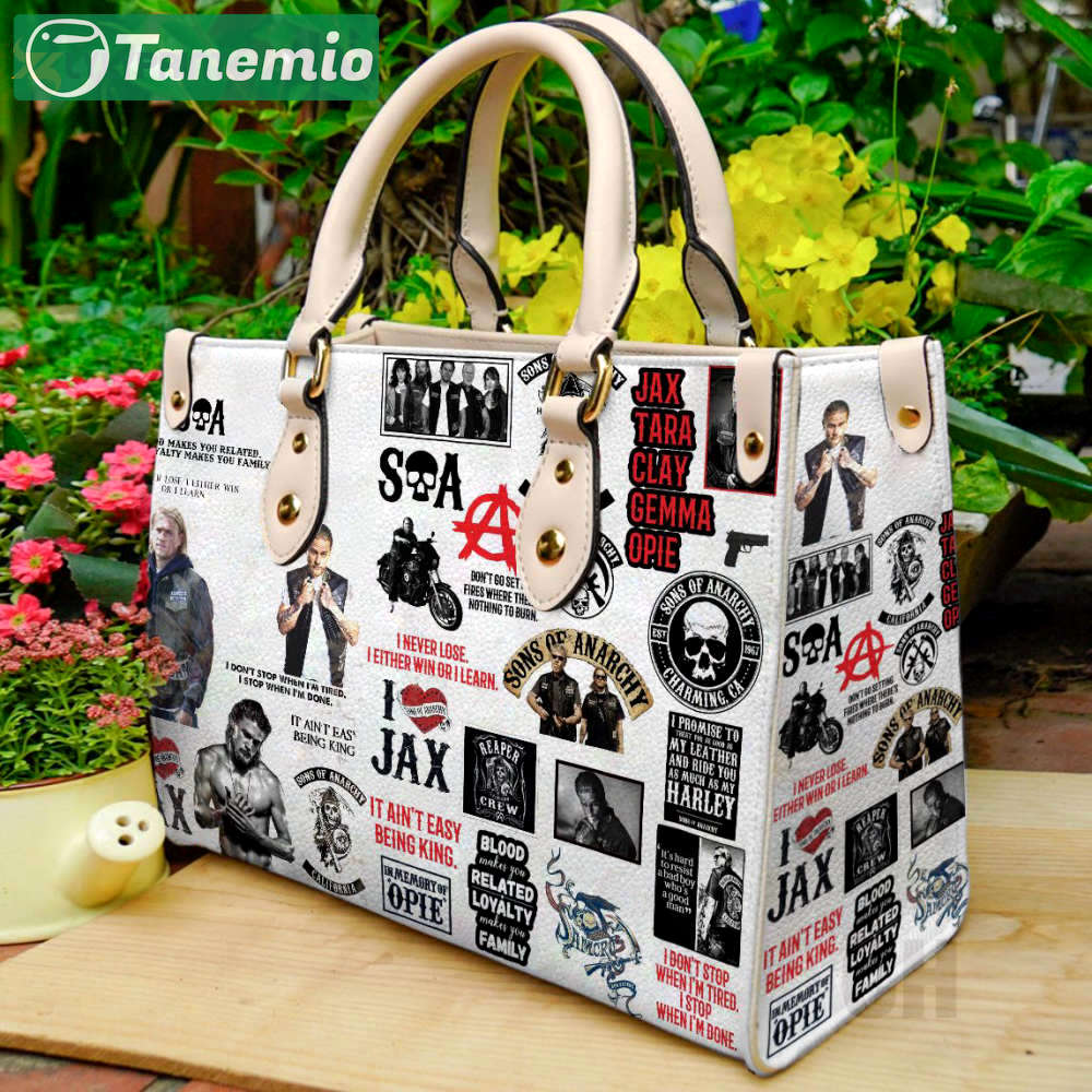 Sons of anarchy leather handbag  gift for women 4526 Women Leather Hand Bag