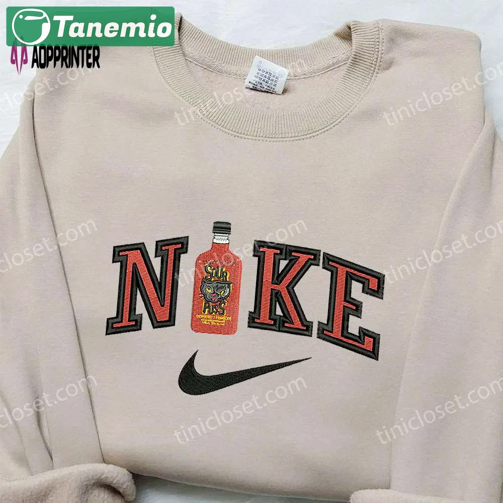 Sour puss x nike embroidered sweatshirt favorite drink & inspired shirts Embroidered Shirt