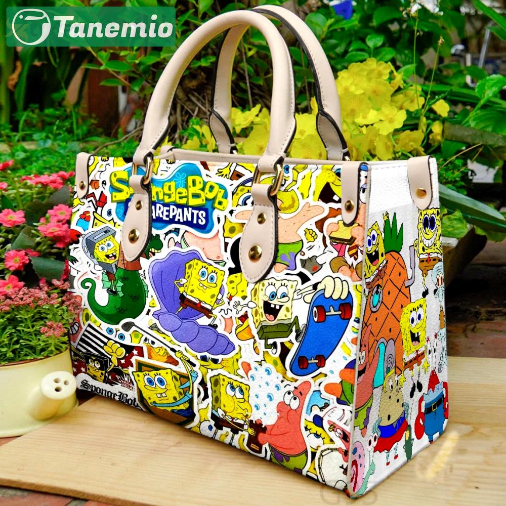 Spongebob squarepants 1 hand bag gift for women’s day: perfect women s day gift – g95 3747 Women Leather Hand Bag