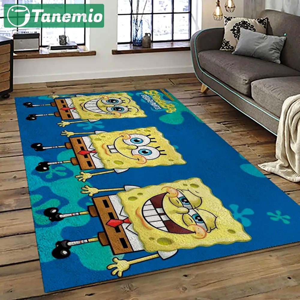 Spongebob squarepants cartoon tv show retangle carpet area rug home decor best gift for family ssp31 Rectangle Rug