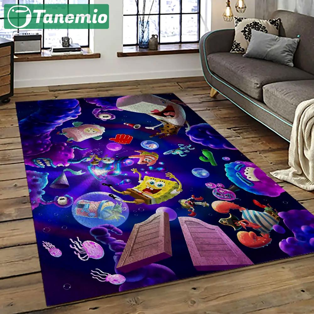 Spongebob squarepants cartoon tv show retangle carpet area rug home decor best gift for family ssp33 Rectangle Rug