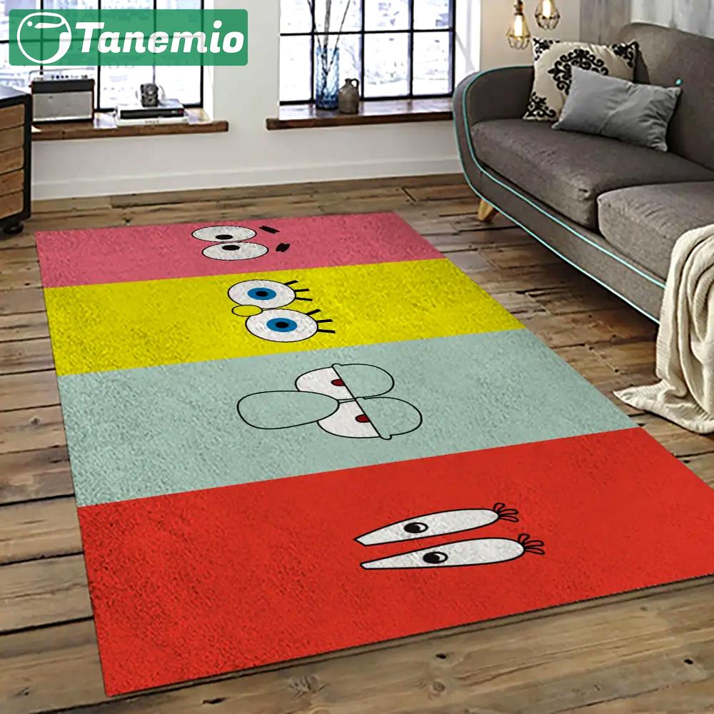 Spongebob squarepants cartoon tv show retangle carpet area rug home decor best gift for family ssp36 Rectangle Rug