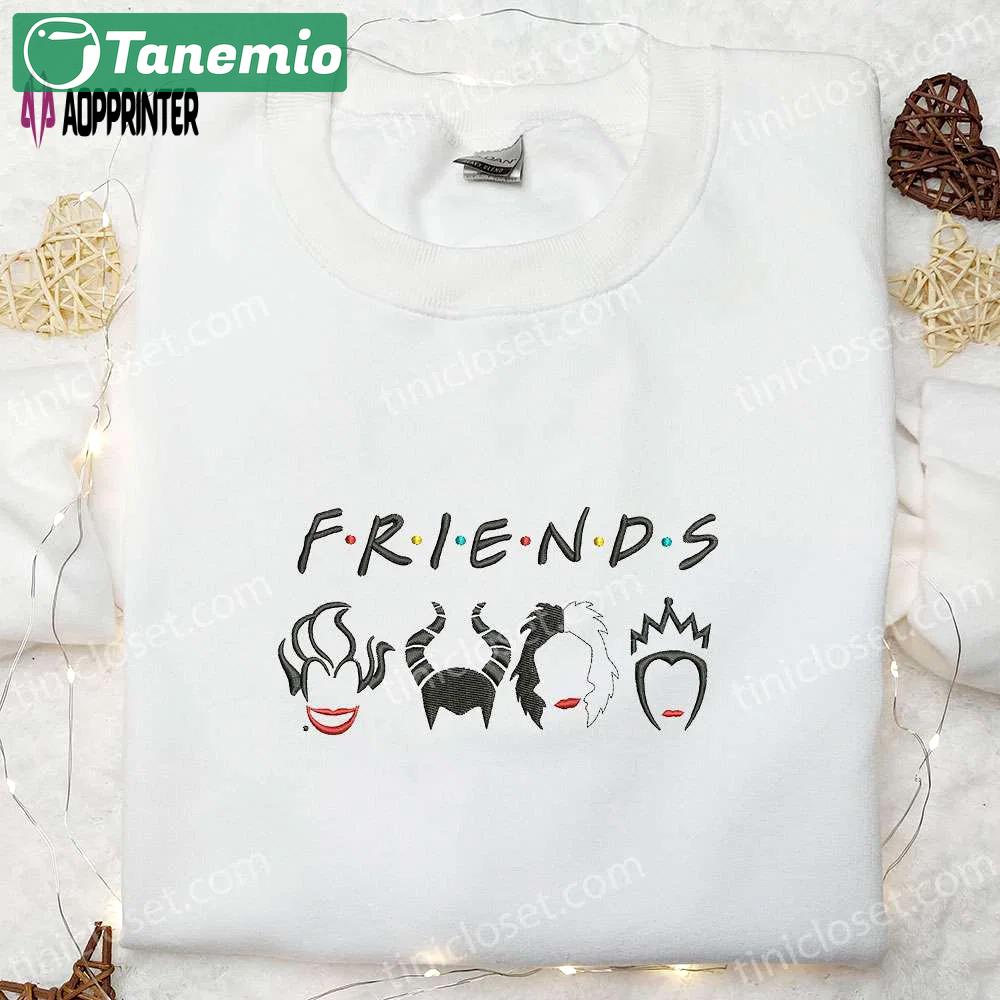 Spooktacular friends halloween sweatshirt & hoodie – best family halloween shirt Embroidered Shirt