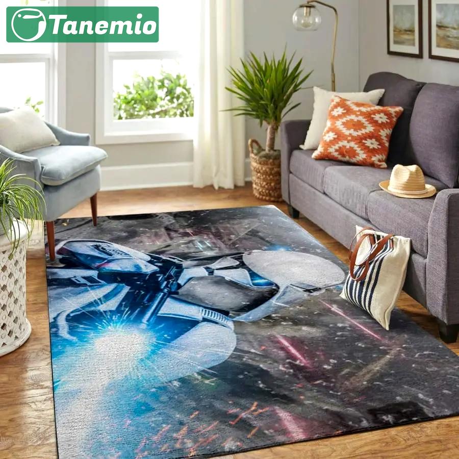 Stormtrooper area rug living room rug home decor star wars movie 19120734 Rectangle Rug